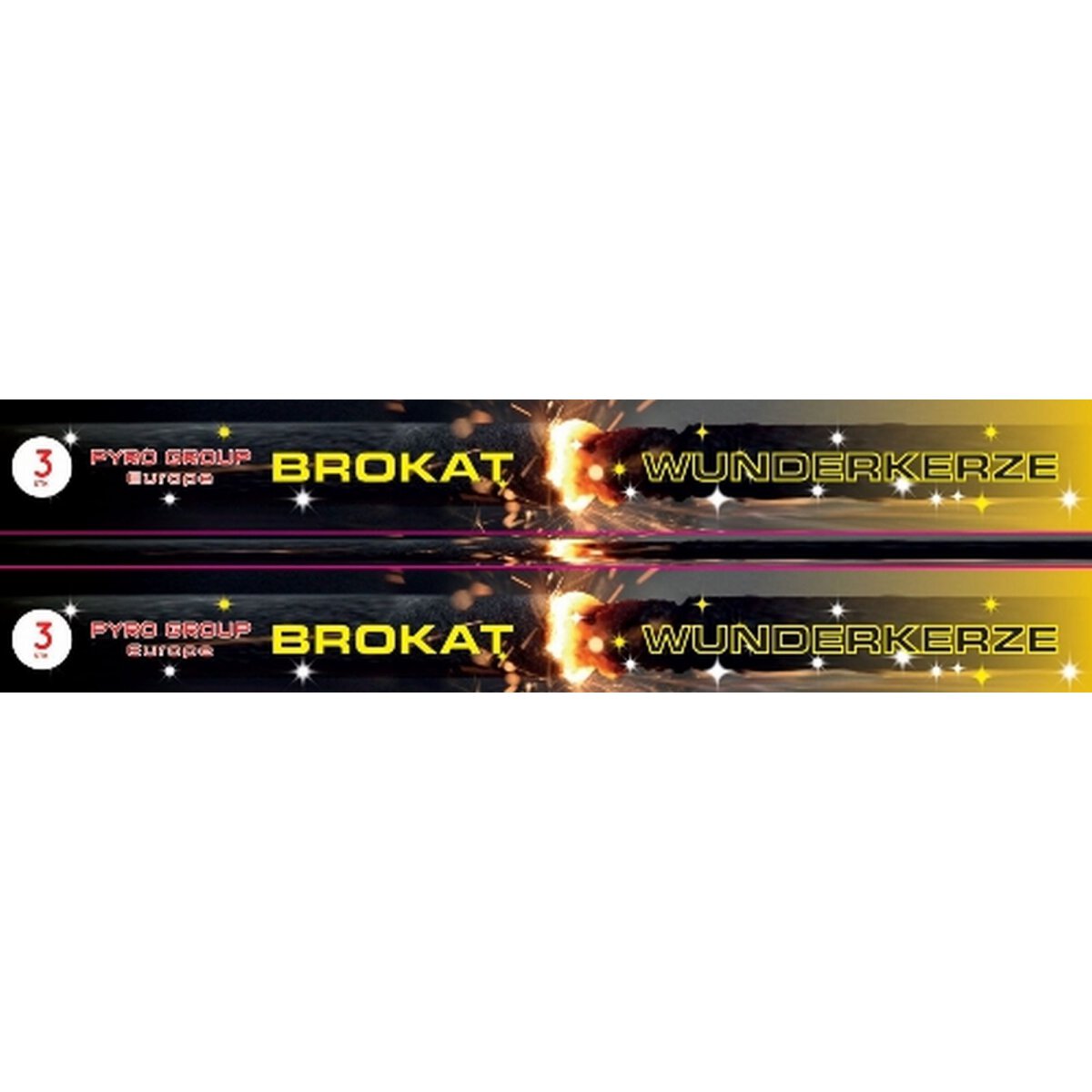 Wunderkerze 1m 3er