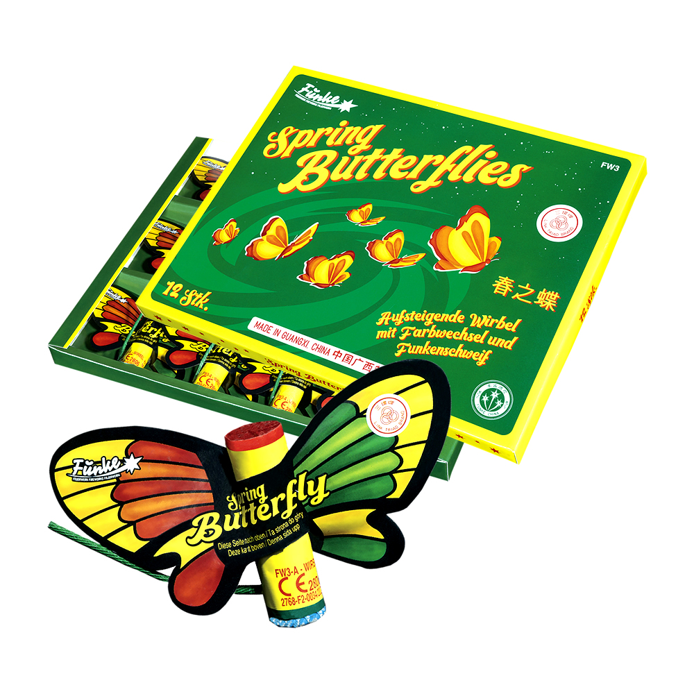 Spring Butterflies 12er Schachtel