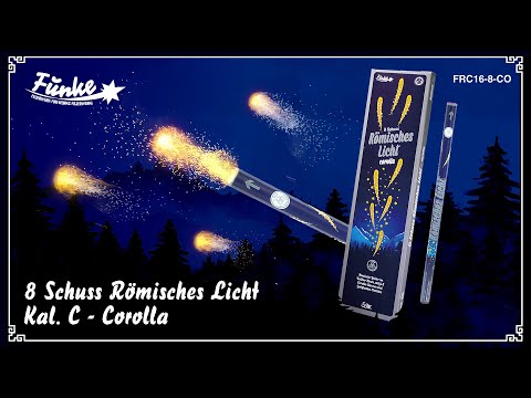 8 Schuss Römisches Licht Kal. C Corolla 5er Packung