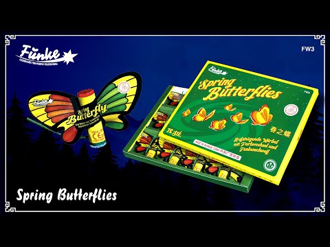 Spring Butterflies 12er Schachtel